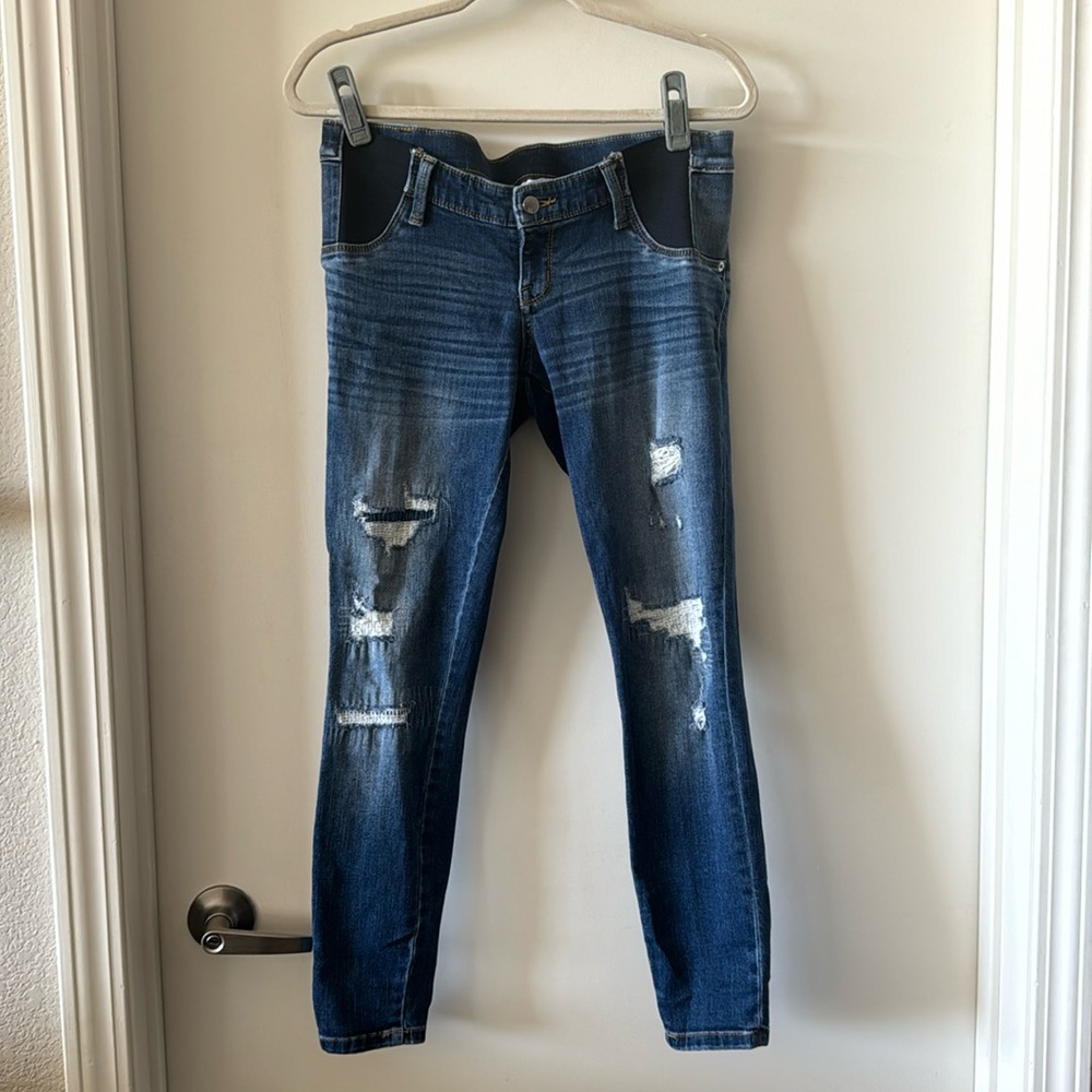 Liz Lange Ankle Skinny Maternity Jeans